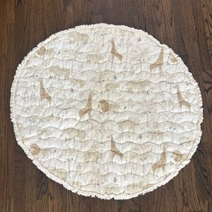 Crane Baby Quilted Safari Baby Play Mat